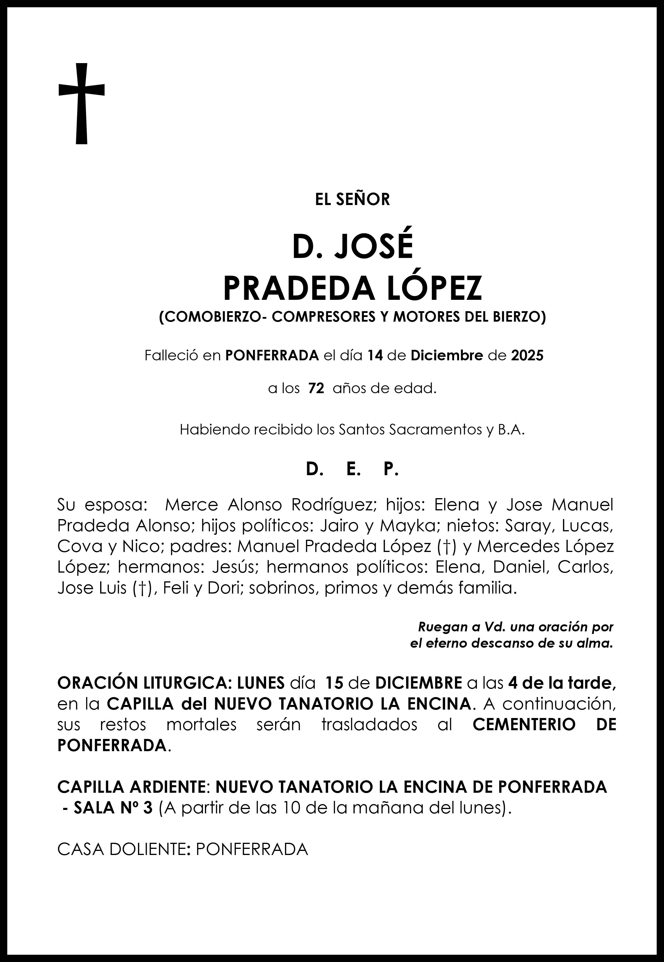 JOSE PRADELA LOPEZ