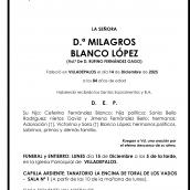 MILAGROS BLANCO LÓPEZ