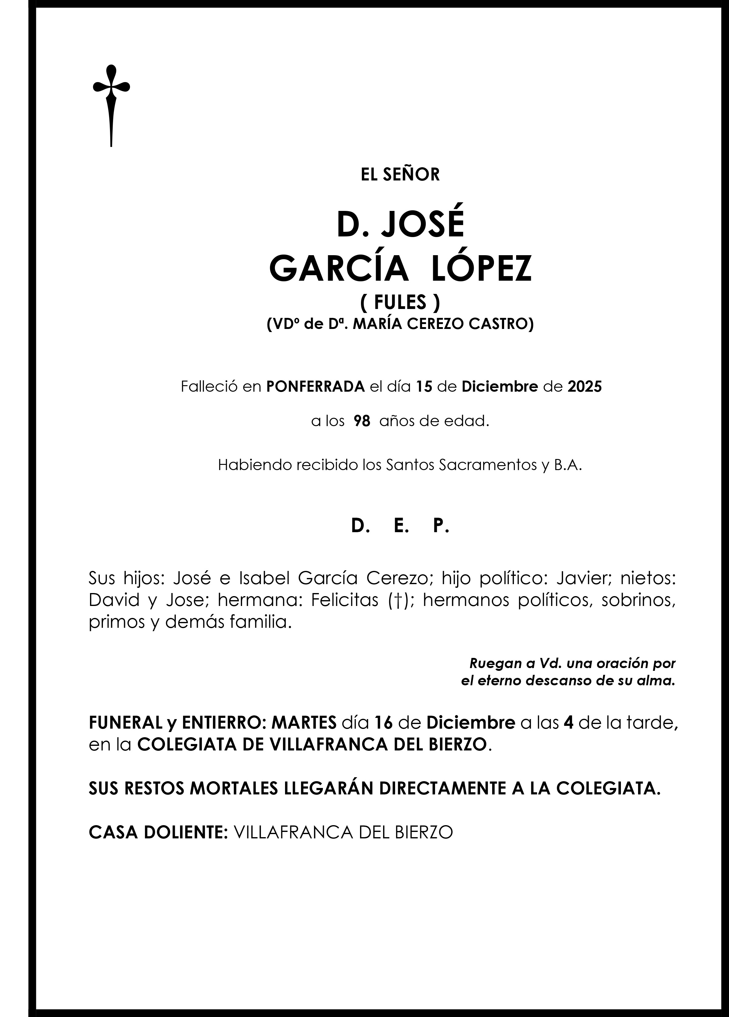 JOSE GARCIA LOPEZ