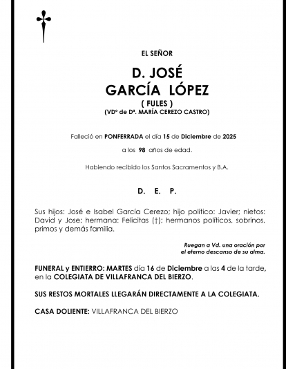 JOSE GARCIA LOPEZ