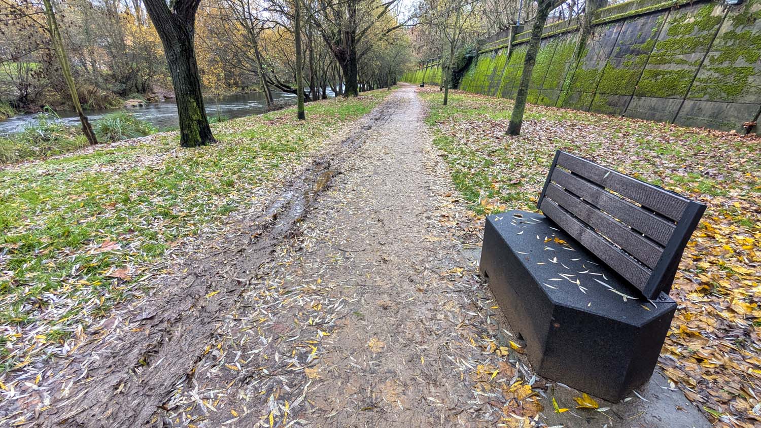 Modificación en los bancos del paseo del Rio Sil(5) Modificación en los bancos del paseo del Rio Sil(5)