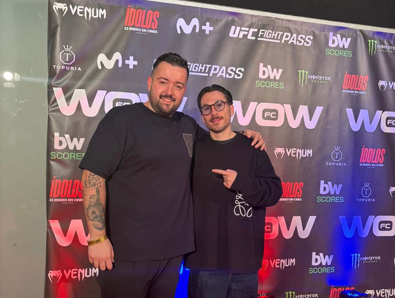 Manuel Álvarez y Samuel Naveira en WOW 25
