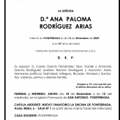 ANA PALOMA RODRIGUEZ ARIAS ANA PALOMA RODRIGUEZ ARIAS