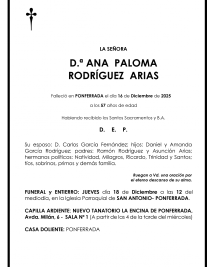 ANA PALOMA RODRIGUEZ ARIAS