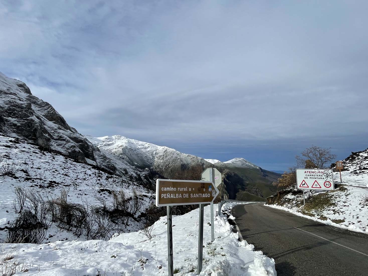 Nieve en el Alto de la Cruz 