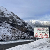 Nieve en el Alto de la Cruz 