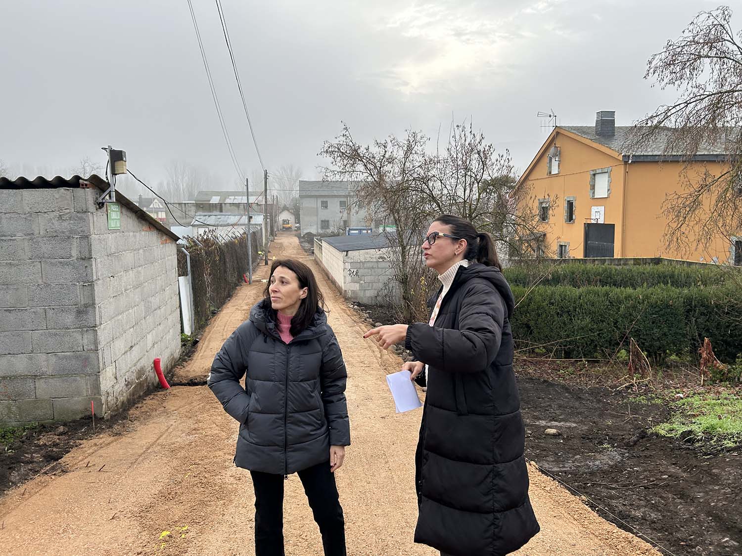 Obras Paseo de Romualdo y Martina. Obras Paseo de Romualdo y Martina.