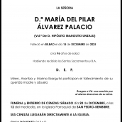 MARIA DEL PILAR ALVAREZ PALACIO