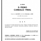 PEDRO  CARBALLO  PERAL