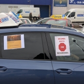 Manifestación de las Autoescuelas en Ponferrada (3)