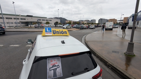 Manifestación de las Autoescuelas en Ponferrada (6)