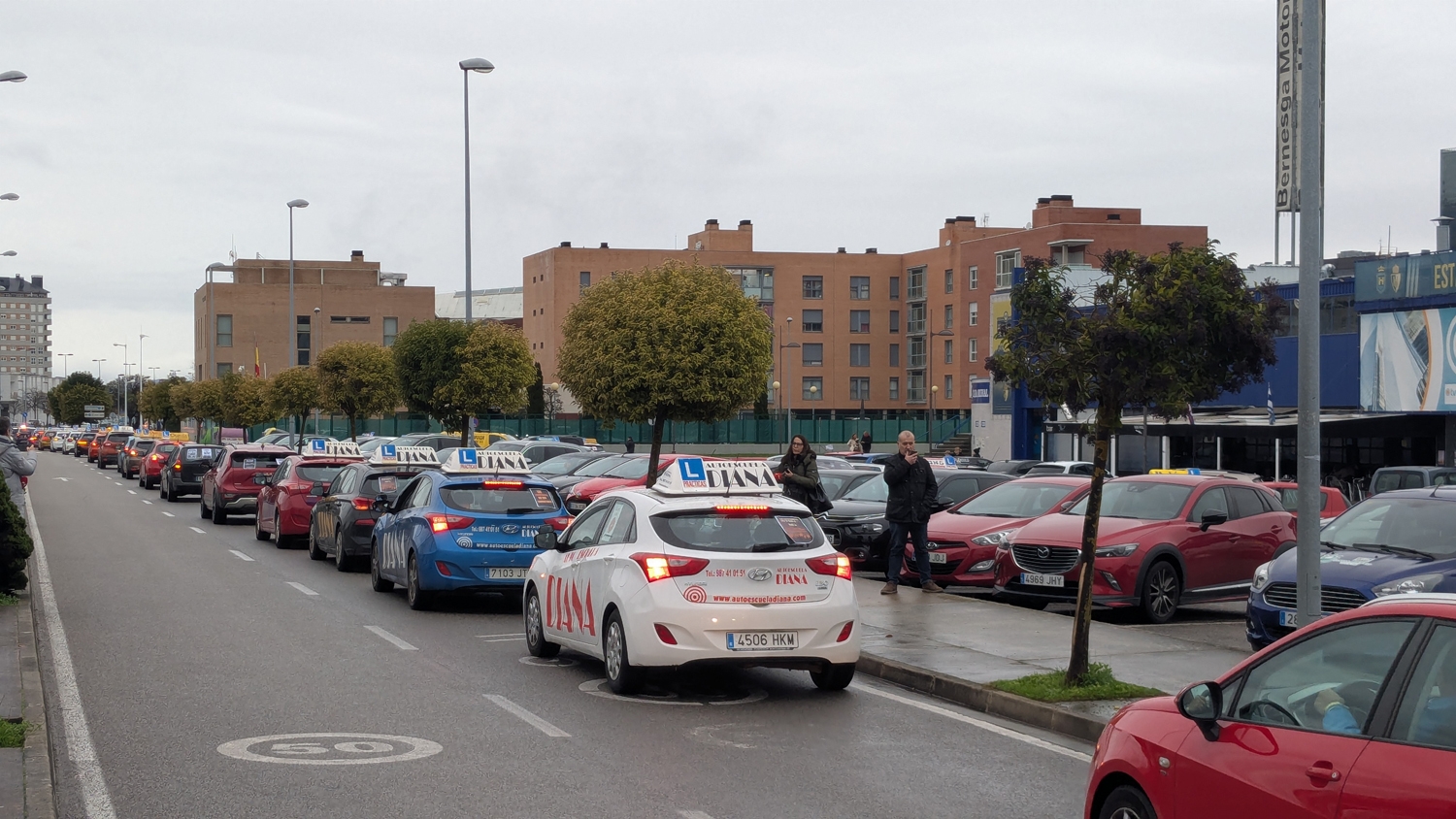 Manifestación de las Autoescuelas en Ponferrada (15)