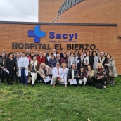 Foto de familia con los jubilados de la Gasbi en 2025.