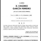 CESÁREO GARCÍA FERREIRO CESÁREO GARCÍA FERREIRO
