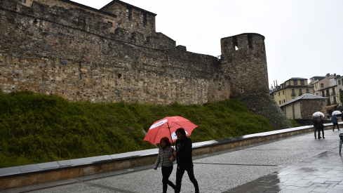 Lluvia en Ponferrada
