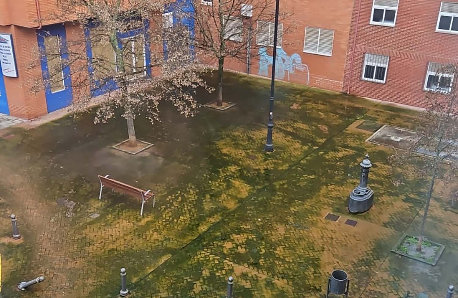 Verdín en una plaza de Ponferrada