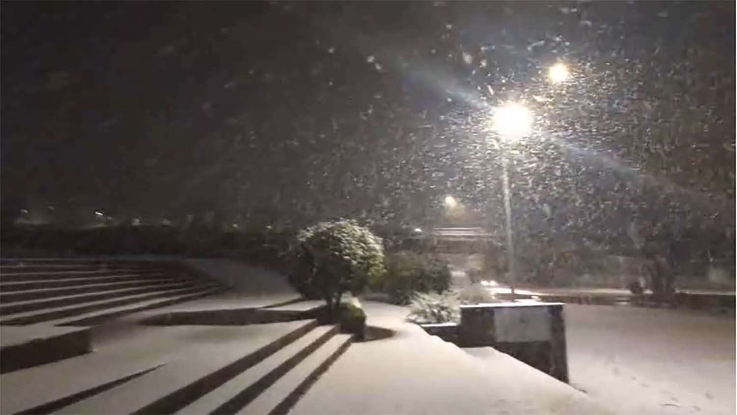 Nieve en Bembibre. Nieve en Bembibre.