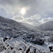 Laciana con nieve. Fotos Ruth González Rodríguez grupo Amigos de Laciana 