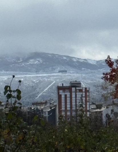 Nieve vista desde Ponferrada Nieve vista desde Ponferrada