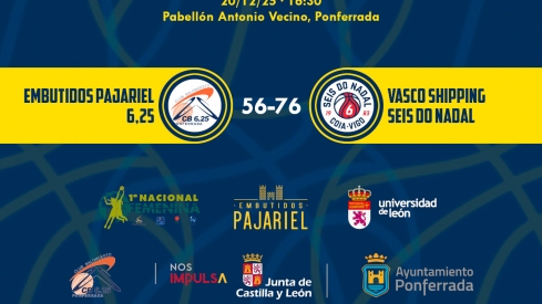 El Embutidos Pajariel 6,25 cierra el año con una derrota ante el líder