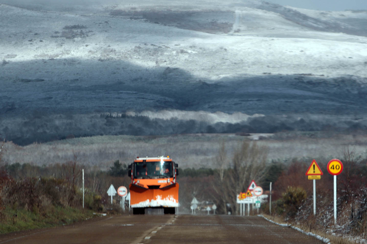 Nieve en las montañas de León. Peio García ICAL 