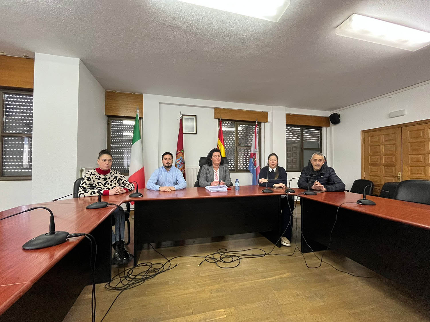 Rueda de prensa del equipo de gobierno de Cacabelos (