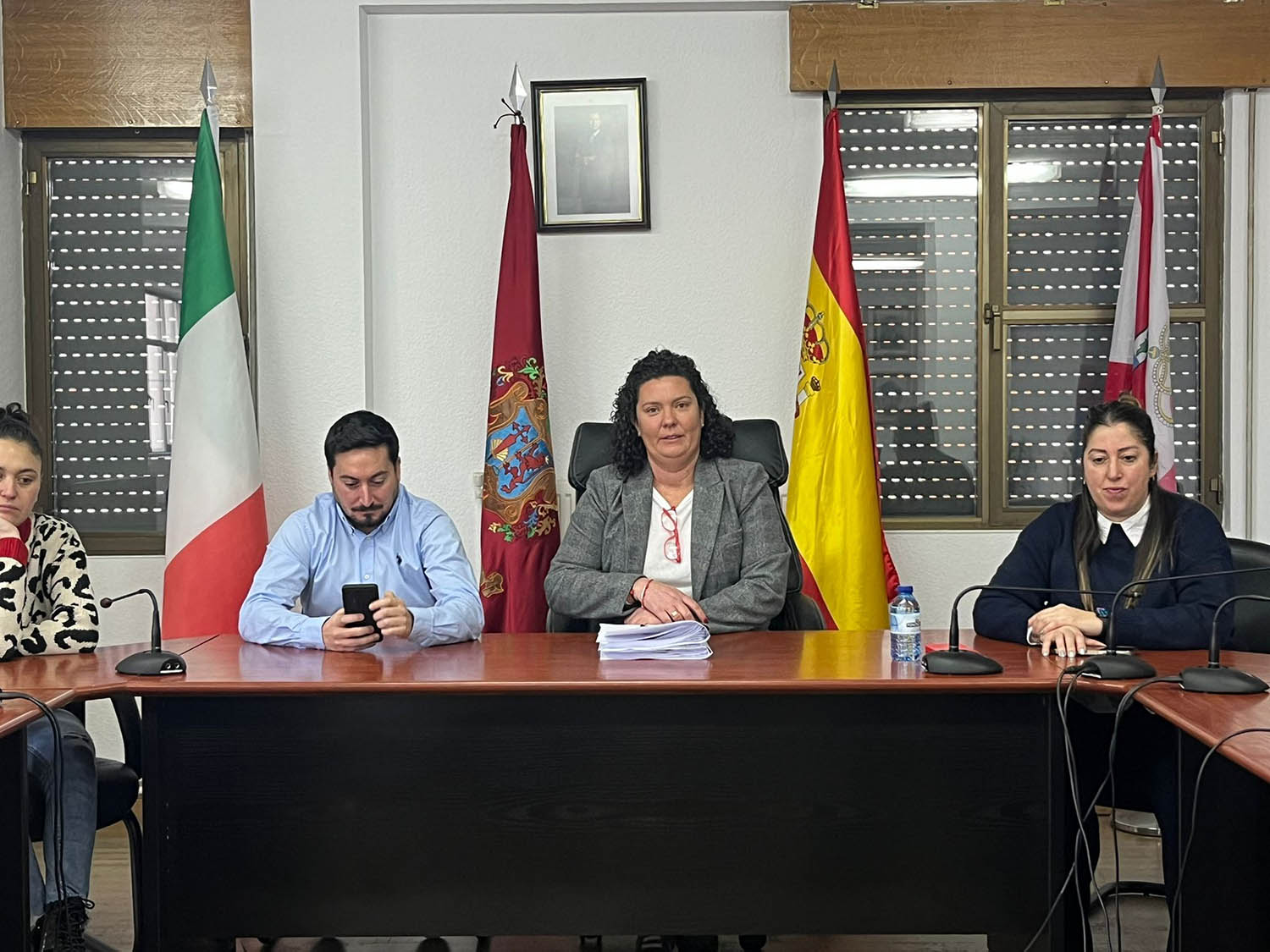 Rueda de prensa del equipo de gobierno de Cacabelos