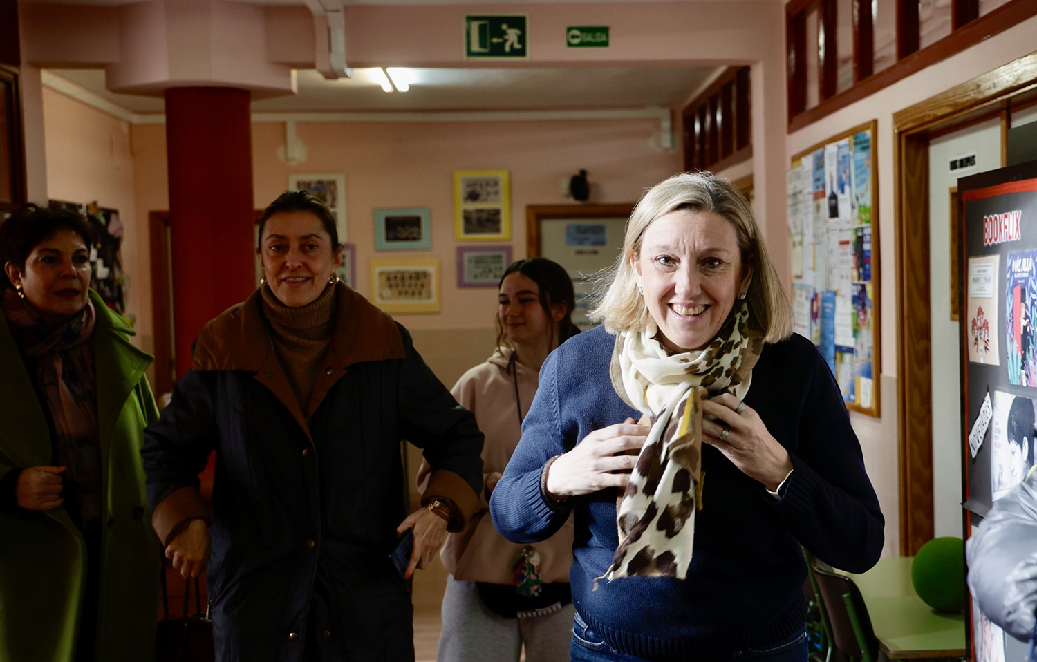 David Arranz. / ICAL . La vicepresidenta de la Junta de Castilla y León y consejera de Familia e Igualdad de Oportunidades, Isabel Blanco, visita a los participantes de ''Conciliamos Navidad'.