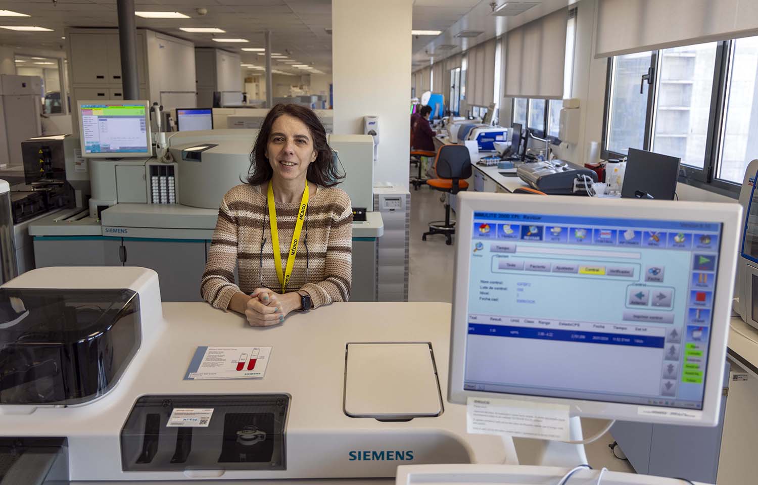 María Isidoro García, jefa del servicio de Análisis y Bioquímica Clínica en el Hospital Clínico de Salamanca | Foto: David Arranz, ICAL