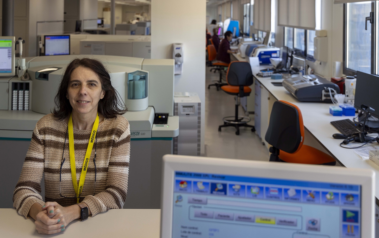 María Isidoro García, jefa del servicio de Análisis y Bioquímica Clínica en el Hospital Clínico de Salamanca | Foto: David Arranz, ICAL