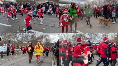 Concurrida San Silvestre de Ponferrada para despedir el 2025 con deporte, alegría y disfraces