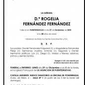 ROGELIA FERNÁNDEZ FERNÁNDEZ