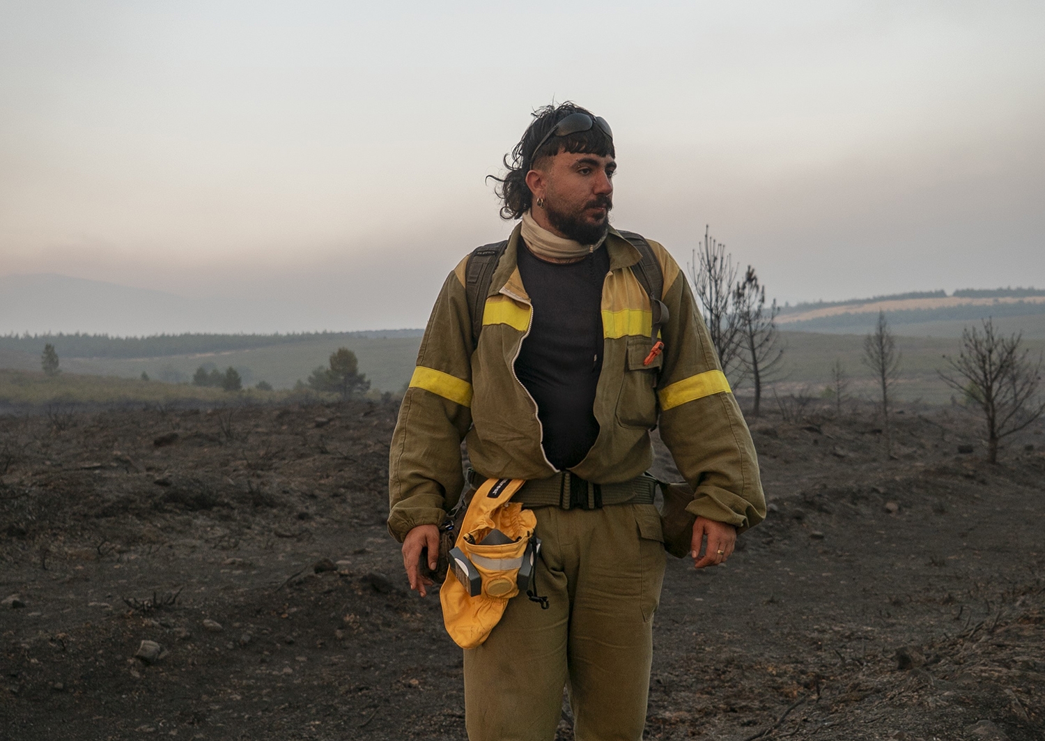 Sergio Fidalgo, bombero forestal voluntario Sergio Fidalgo, bombero forestal voluntario
