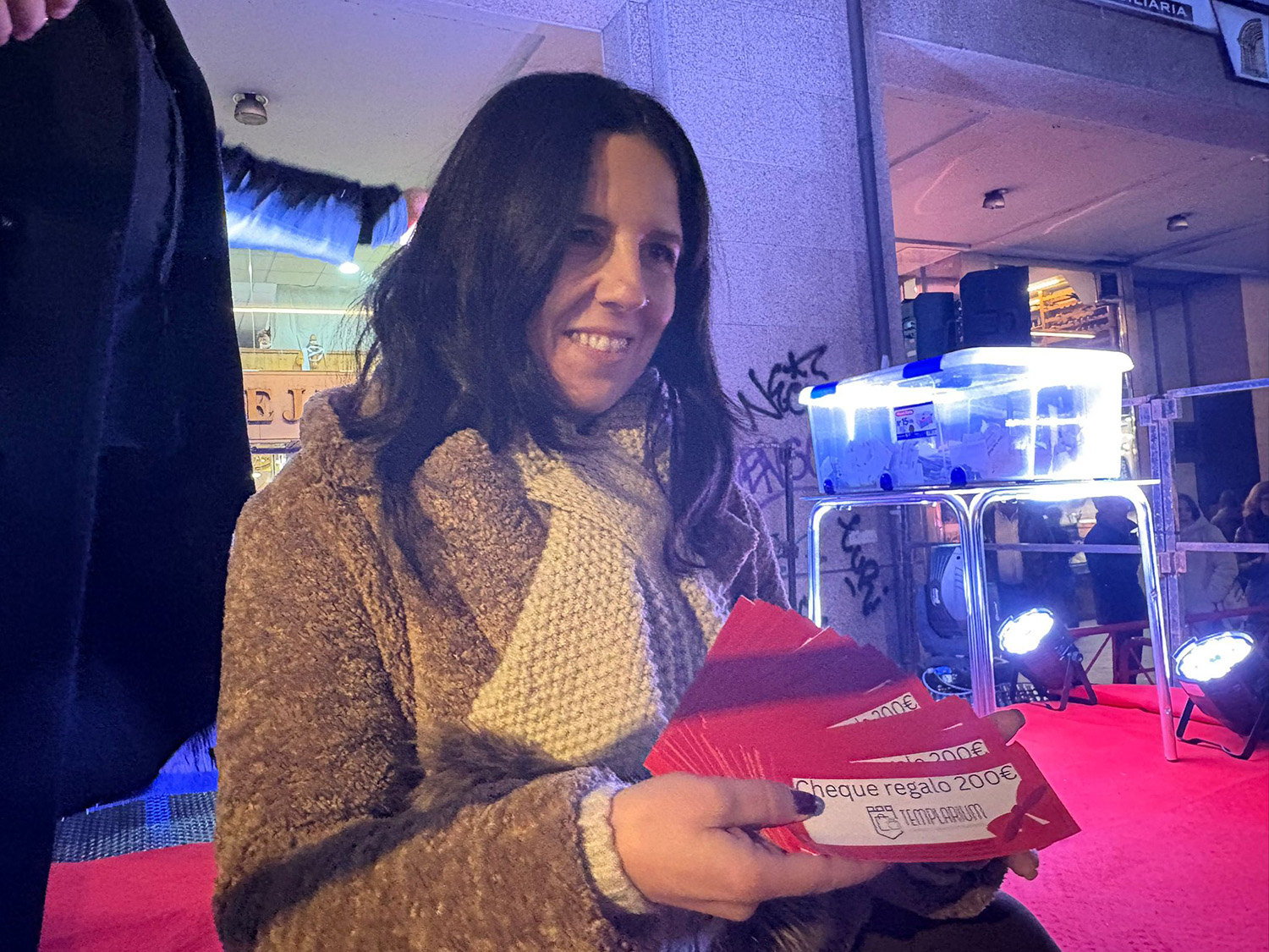 Ganadora del sorteo Ganadora del sorteo