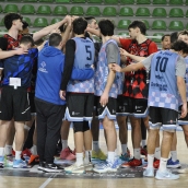 El Baloncesto Clínica Ponferrada en un entrenamiento previo