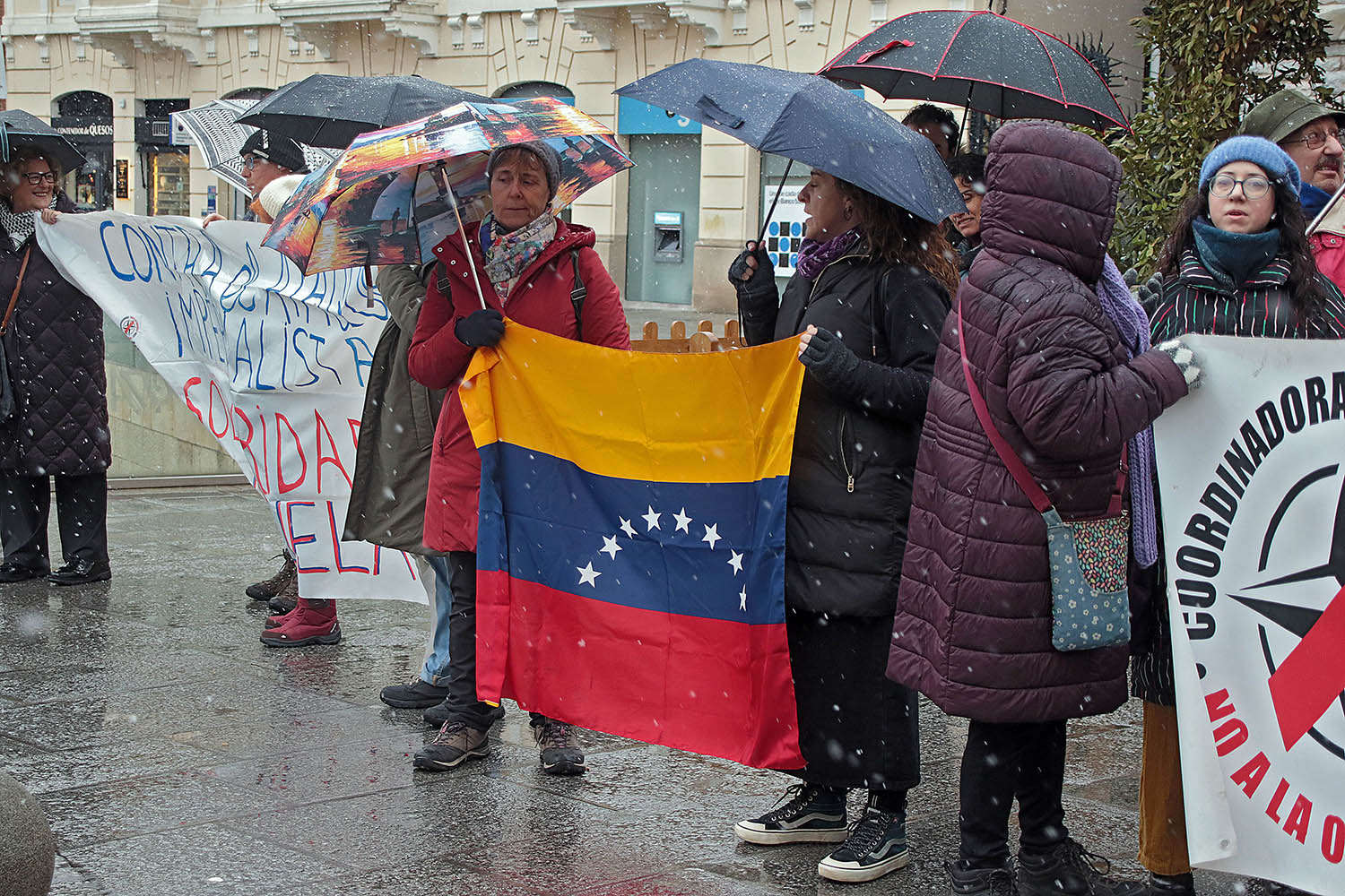 Protestas venezolanas en León Protestas venezolanas en León