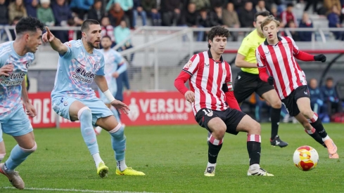 Partido entre el Bilbao Athletic y la Ponferradina Partido entre el Bilbao Athletic y la Ponferradina