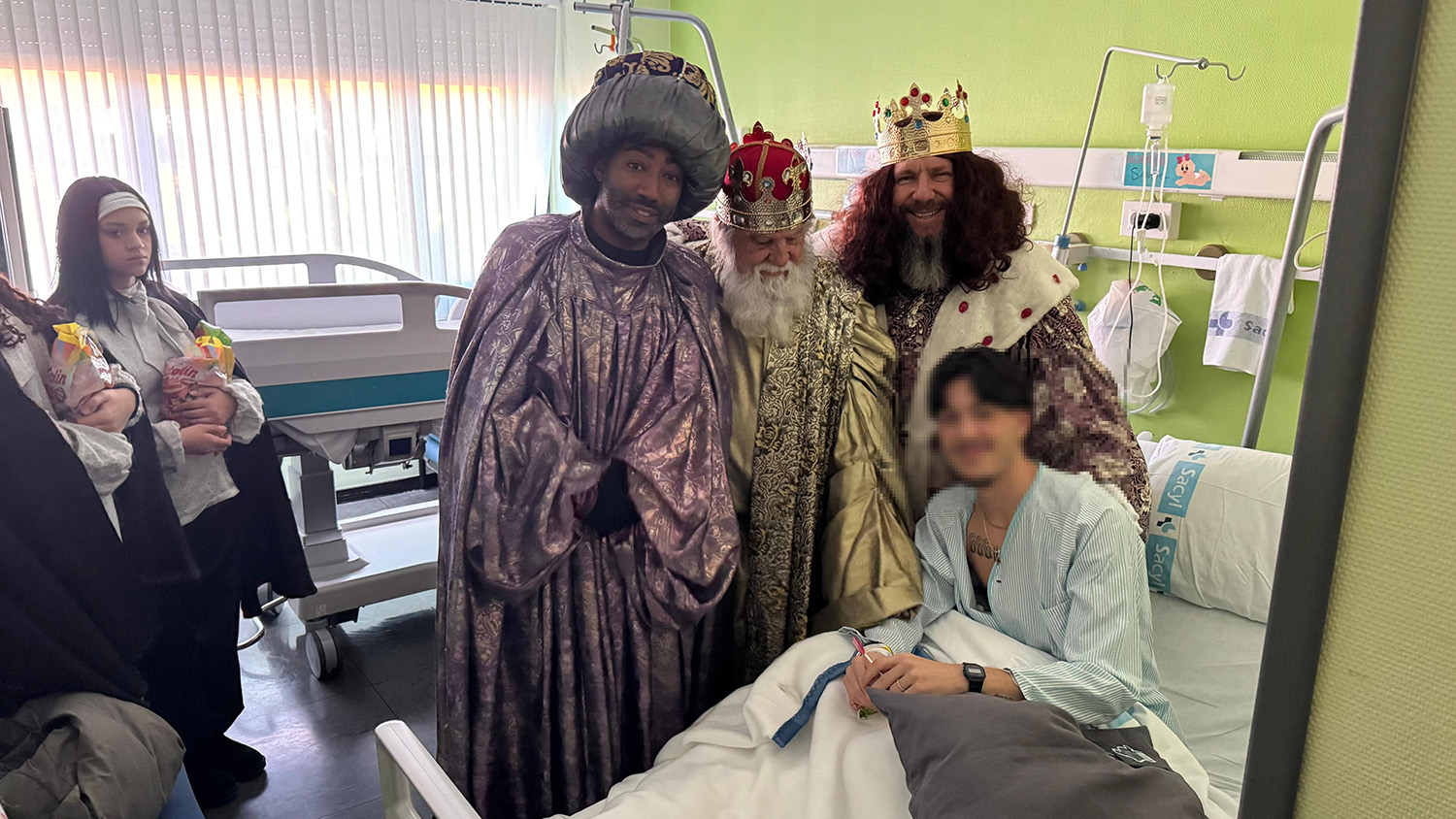 Reyes en el Hospital del Bierzo