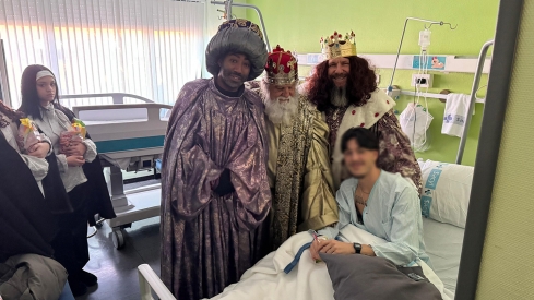 Reyes en el Hospital del Bierzo