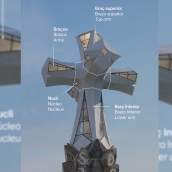 La cruz del mirador de la Sagrada Familia