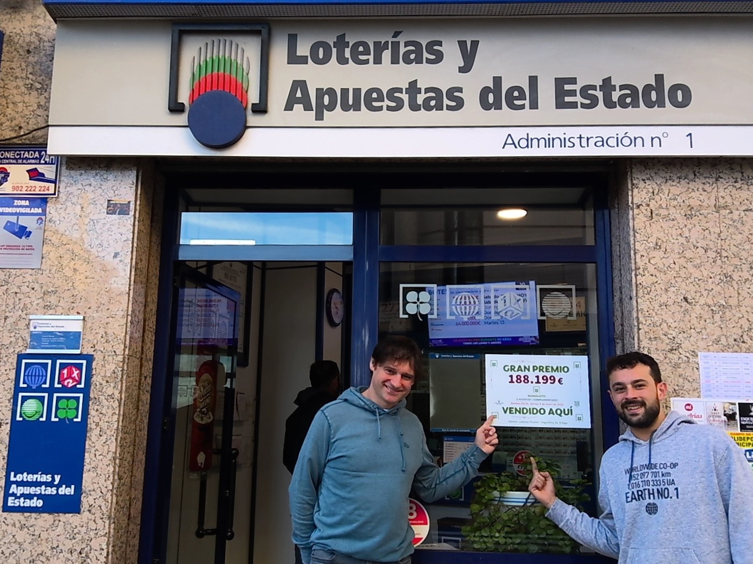 Premio de la Bonoloto en Veguellina de Órbigo 2 Premio de la Bonoloto en Veguellina de Órbigo 2