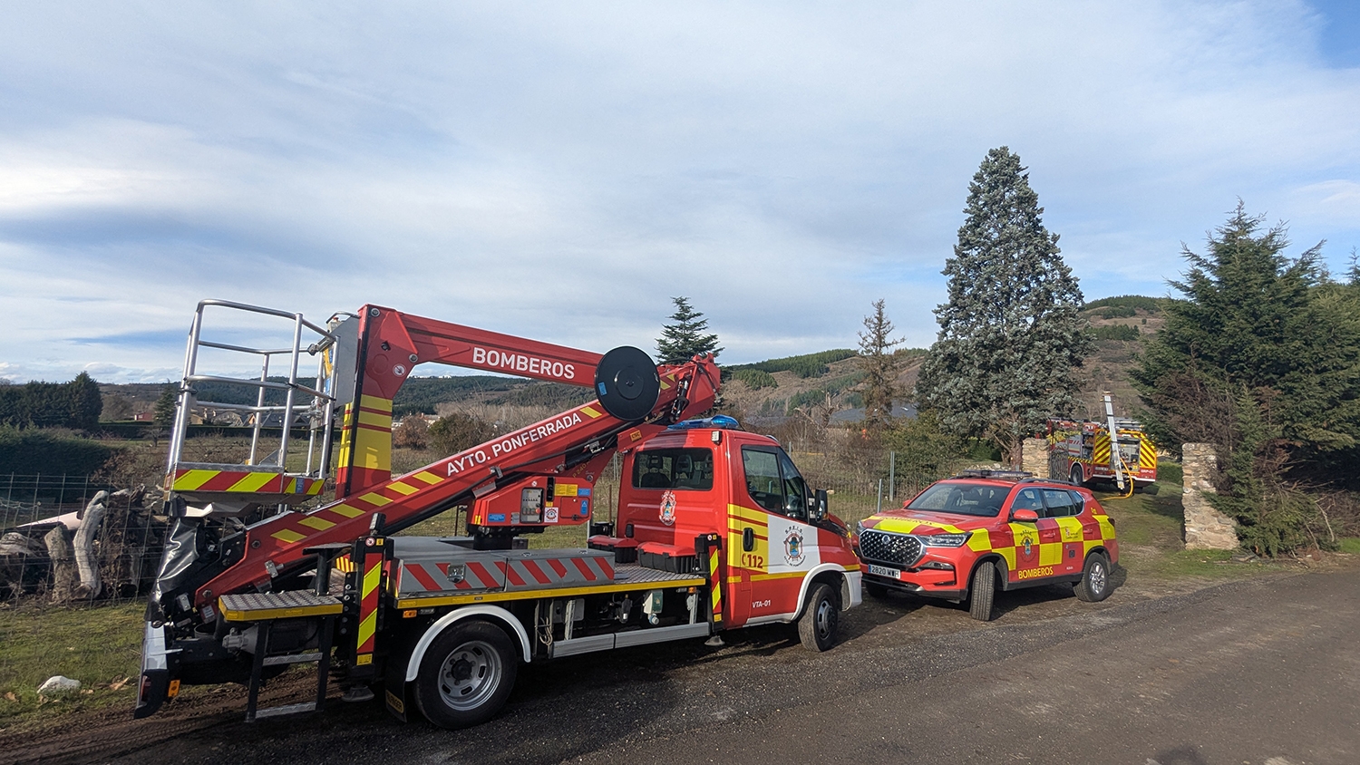 Incendio en Molinaseca Incendio en Molinaseca