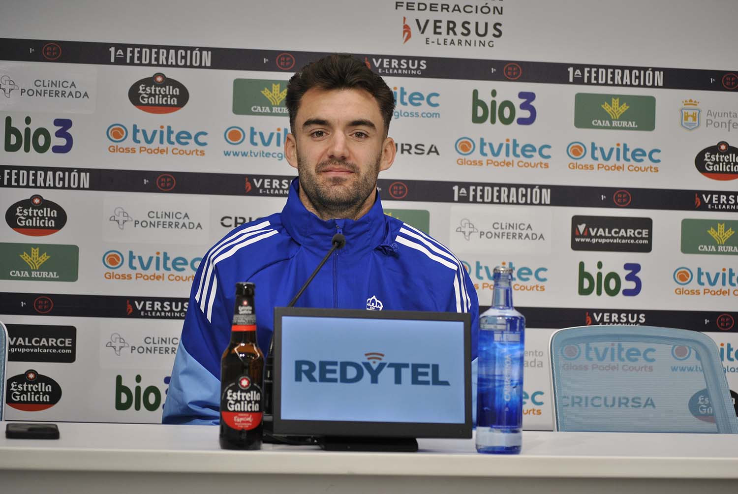 Andoni López, jugador de la Ponferradina