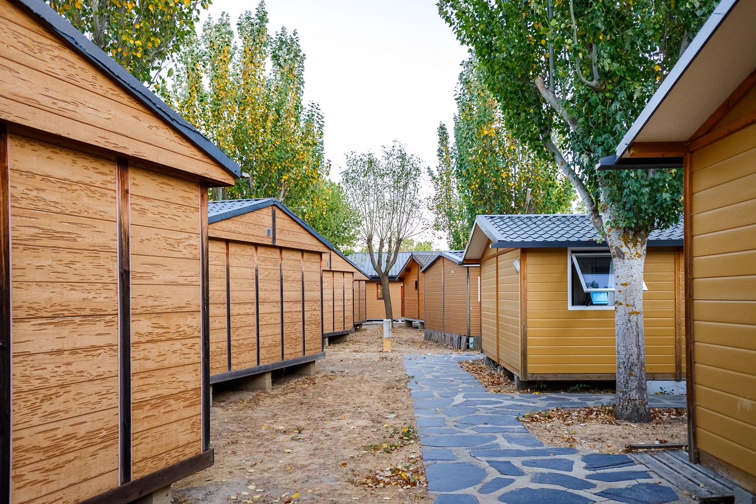 Bungalows imagen istock autor Corbalan studio