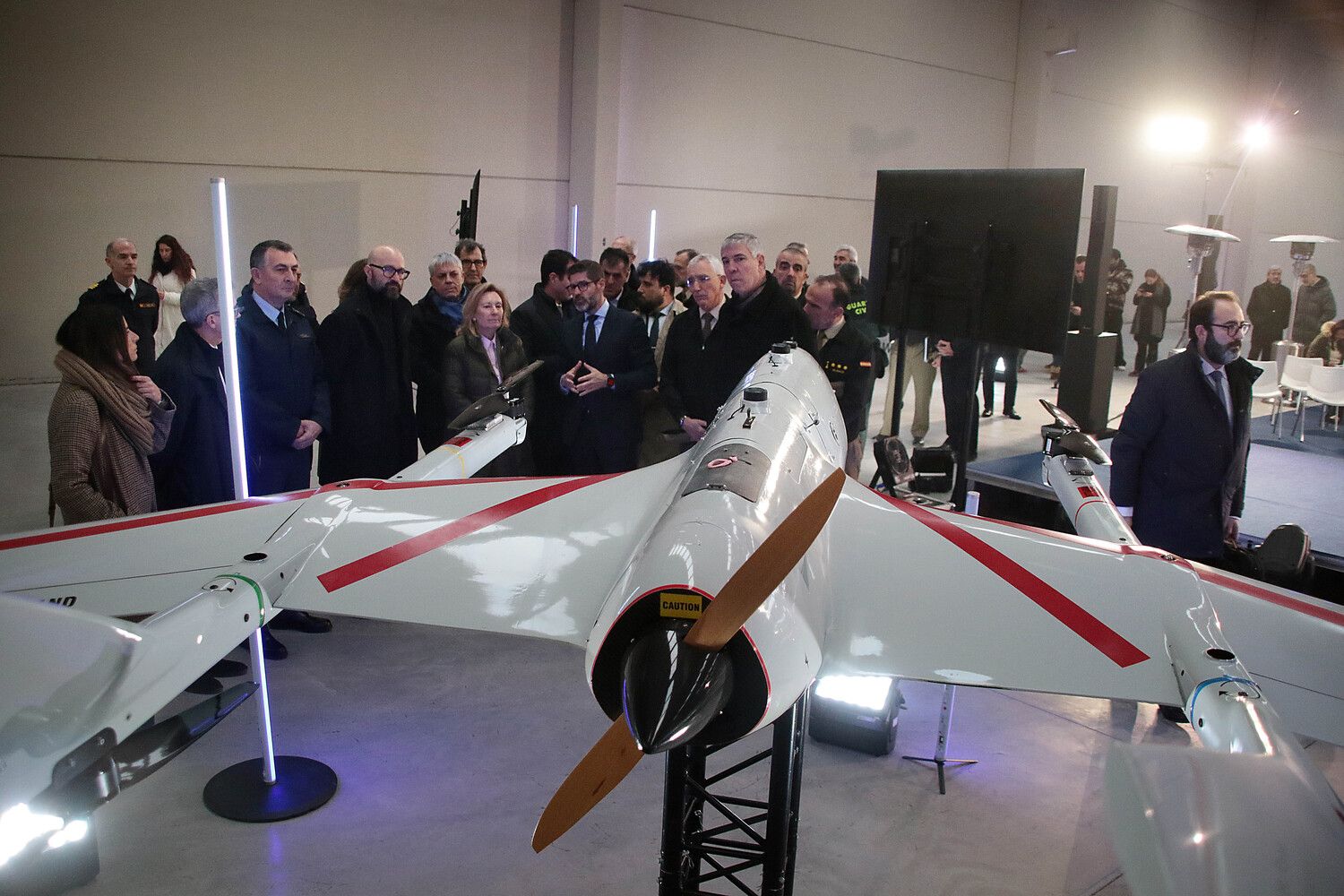 Visita a la localización de la futura fábrica de drones multipropósito de Indra Group | Peio García / ICAL