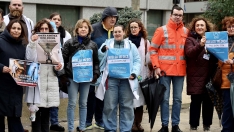 Concentración en León con motivo de la huelga de médicos | Campillo / ICAL Concentración en León con motivo de la huelga de médicos | Campillo / ICAL