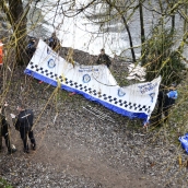 Encuentran un cuerpo en el paseo del río de Ponferrada 