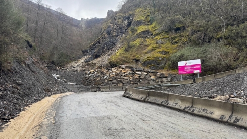 Reapertura de la carretera de acceso a Peñalba 