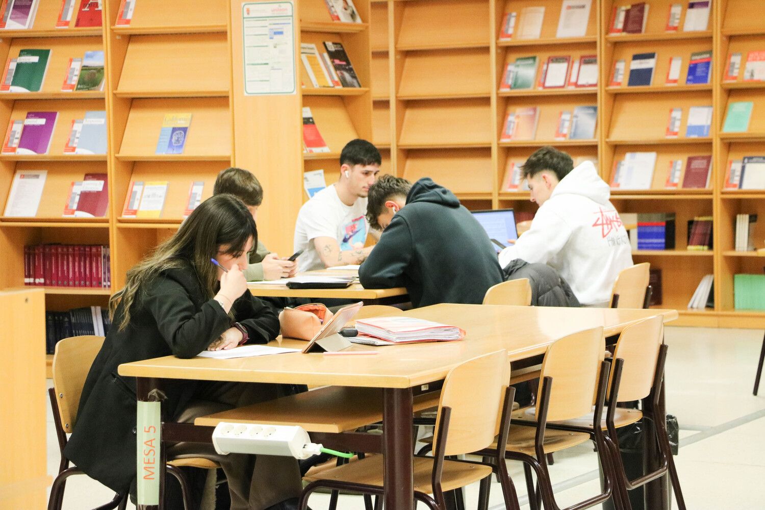 Universidad de León durante la época de exámenes