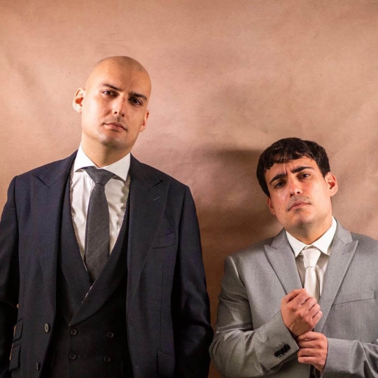 A la izquierda, Álvaro Carrera, de Ponferrada junto a Miguel Pérez de Toreno  Cedidas por ambos